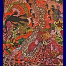 Aboriginal Art Canvas - Dinny Smith-Size:H